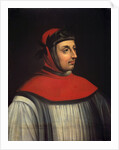Portrait of Francesco Petrarch by unknown french artist by Anonymous