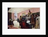 A session of the painting jury at the Salon of French artists at the Palace of Industry by Henri Gervex
