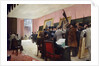 A session of the painting jury at the Salon of French artists at the Palace of Industry by Henri Gervex