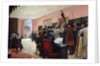A session of the painting jury at the Salon of French artists at the Palace of Industry by Henri Gervex