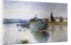 The Seine at Lavacourt by Claude Monet