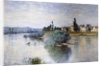 The Seine at Lavacourt by Claude Monet