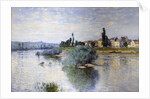 The Seine at Lavacourt by Claude Monet