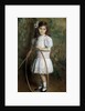 Artist's daughter with a hoop by Alexis Axilette