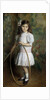 Artist's daughter with a hoop by Alexis Axilette