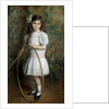 Artist's daughter with a hoop by Alexis Axilette
