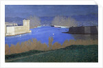 View of the port of Marseille by Felix Vallotton