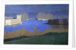 View of the port of Marseille by Felix Vallotton