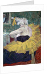 The Clowness Cha-U-Kao in a Tutu by Henri de Toulouse-Lautrec