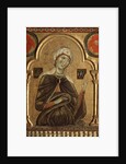 Detail of mary from Christ the Redeemer and Four Saints by Meliore di Jacopo