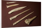 Assorted Bone Needles by Anonymous