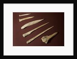 Assorted Bone Needles by Anonymous
