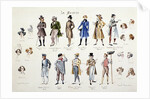 Several characters of the opera "La boheme" by Anonymous