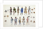 Several characters of the opera "La boheme" by Anonymous