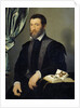 Portrait of the apothecary Pierre Quthe by Francois Clouet
