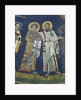 Mosiac of Praxedes and St Paul in Basilica di Santa Prassede by Anonymous