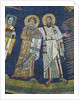 Mosiac of Praxedes and St Paul in Basilica di Santa Prassede by Anonymous