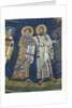 Mosiac of Praxedes and St Paul in Basilica di Santa Prassede by Anonymous