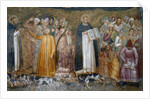 St. Thomas Aquinas and Peter confuting the heretics by Andrea di Bonaiuto