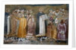 St. Thomas Aquinas and Peter confuting the heretics by Andrea di Bonaiuto