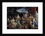 King Louis XIV and his family dressed up in mythological figures by Jean Nocret