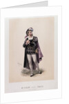 Portrait of Mr Colin as Faust in "Faust" opera by Charles Gounod