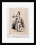 Portrait of Caroline Carvalho as Margherita in "Faust" by Charles Gounod