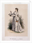 Portrait of Caroline Carvalho as Margherita in "Faust" by Charles Gounod