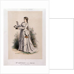 Portrait of Caroline Carvalho as Margherita in "Faust" by Charles Gounod