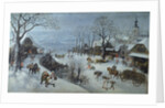Winter Landscape by Lucas van Valckenborch