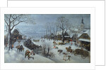 Winter Landscape by Lucas van Valckenborch