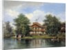 The Chalet with the Yellow Door in the Bois de Vincennes by Justin Ouvrie