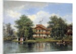 The Chalet with the Yellow Door in the Bois de Vincennes by Justin Ouvrie