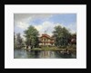 The Chalet with the Yellow Door in the Bois de Vincennes by Justin Ouvrie