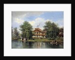 The Chalet with the Yellow Door in the Bois de Vincennes by Justin Ouvrie