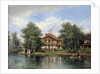 The Chalet with the Yellow Door in the Bois de Vincennes by Justin Ouvrie