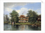 The Chalet with the Yellow Door in the Bois de Vincennes by Justin Ouvrie