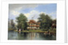 The Chalet with the Yellow Door in the Bois de Vincennes by Justin Ouvrie