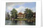 The Chalet with the Yellow Door in the Bois de Vincennes by Justin Ouvrie