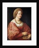 Portrait of a Woman with a Basket of Spindles by Pontormo