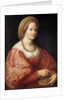 Portrait of a Woman with a Basket of Spindles by Pontormo