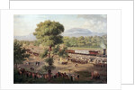 View of the Railway of Mexico Valley by Luis Coto