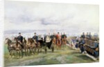 Tsar Nicholas II of Russia and French President Felix Faure by Edouard Detaille