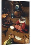 Detail of cauldron from the Last Judgment by Hieronymus Bosch