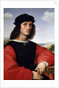 Portrait of Agnolo Doni - oil on panel by Raphael