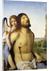 The dead Christ supported by an angel by Antonello da Messina
