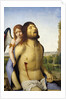 The dead Christ supported by an angel by Antonello da Messina