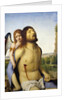 The dead Christ supported by an angel by Antonello da Messina