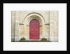 Red Church Door France by Anonymous