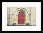 Red Church Door France by Anonymous